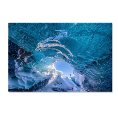 Michael Blanchette Photography 'Ice Vortex' Canvas Art,16x24